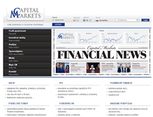 Tablet Screenshot of capitalmarkets.sk
